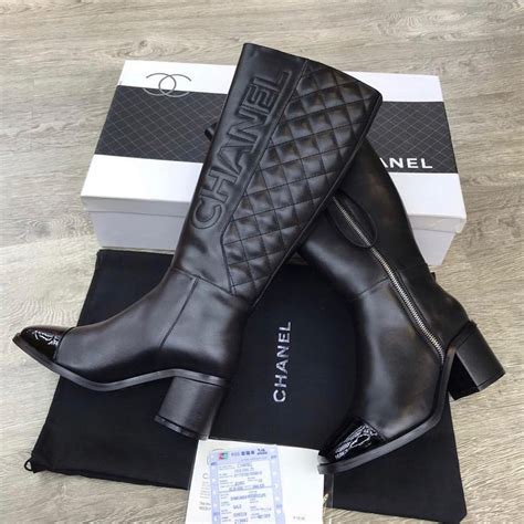 chanel mens boots|chanel knee high boots.